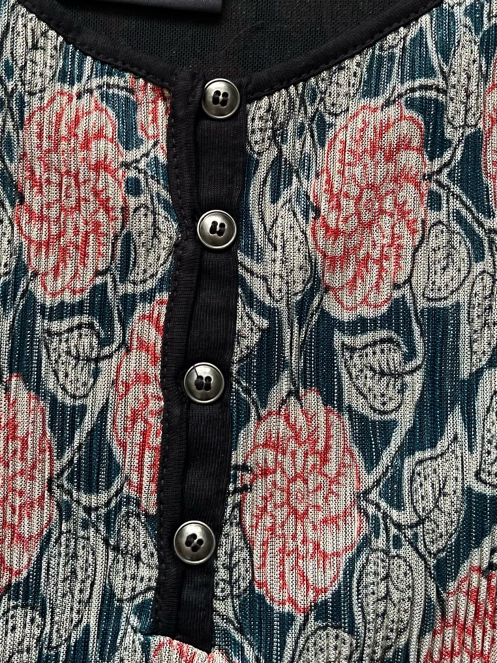 Maeve Anthropologie Floral Button Front Tank Top NWT Size S - Picture 7 of 12